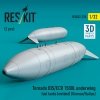 RESKIT RSU32-0235 Tornado IDS/ECR 1500L underwing fuel tanks (welded) (German AF / Italian AF) (2 pcs) (3D Printed) (1/32)